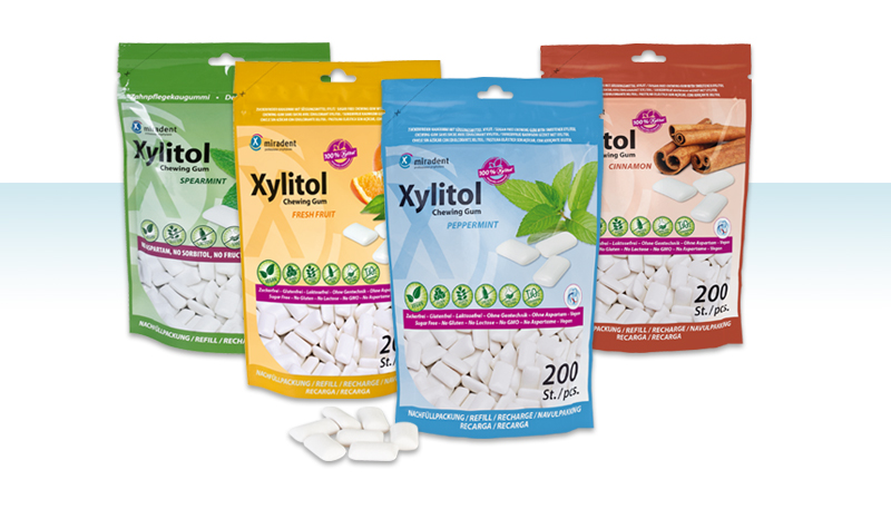 Xylitol Chewing Gum Refill Sortiment